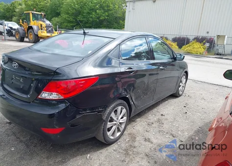 2012 Hyundai Accent Gls из США, поврежденный, VIN KMHCU4AE8CU236097